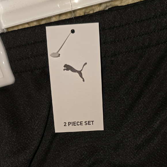 Puma Kids' Black and Neon Yellow Outfit 3/6 M - Picture 6 of 8